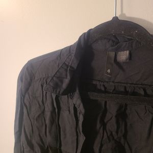 Black button up